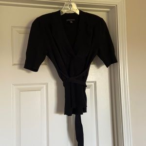 BANANA REPUBLIC short sleeve wool top.